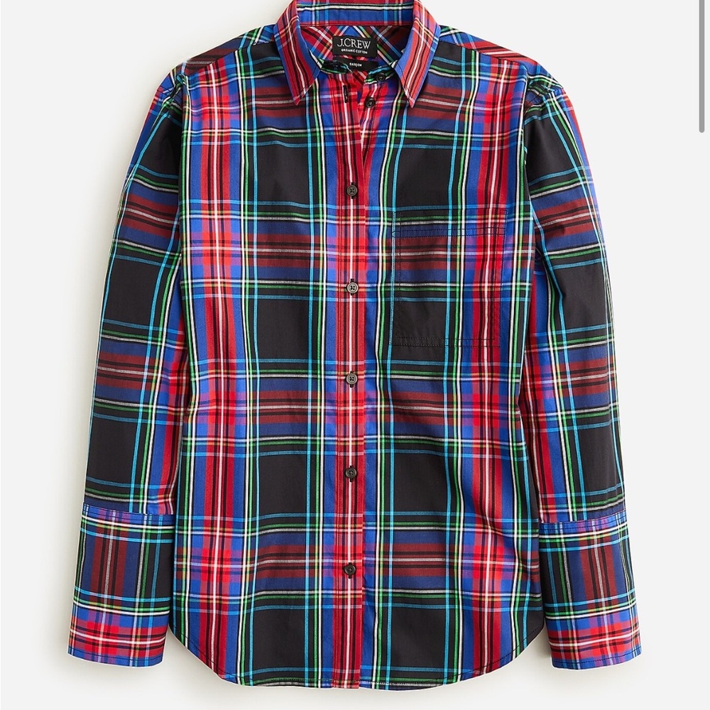 J. Crew Multicolor Plaid Shirt